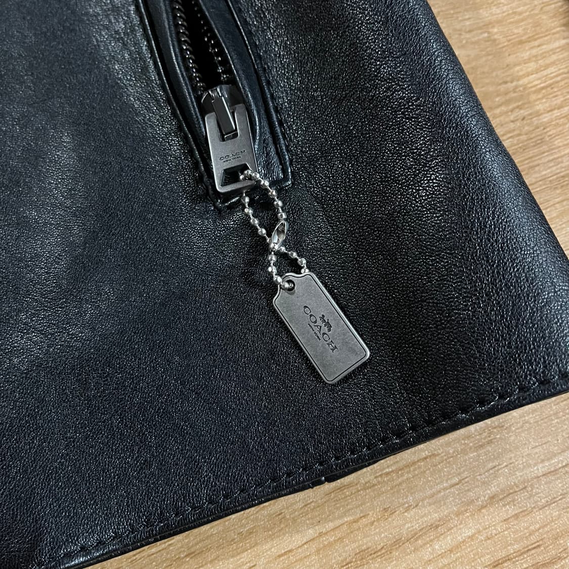 [97] 코치 레이서 블루종 가죽자켓 상품이미지6