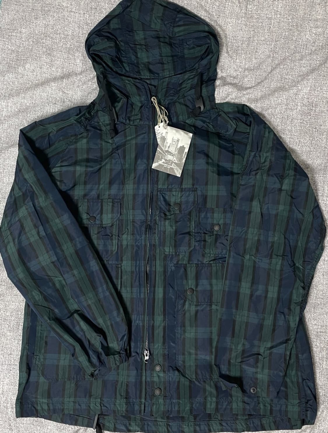 (택 제거상품) 엔지니어드가먼츠 블랙워치 아틀란틱 파카 S 상품이미지1