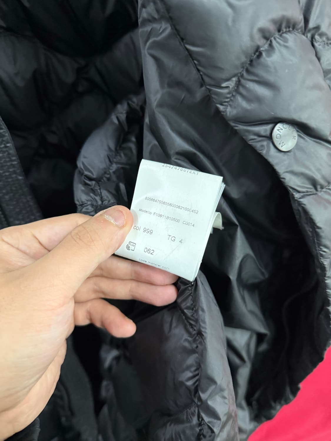 몽클레어 duvoc 퀼팅 구스다운 후드 롱자켓 4사이즈 블랙 상품이미지7