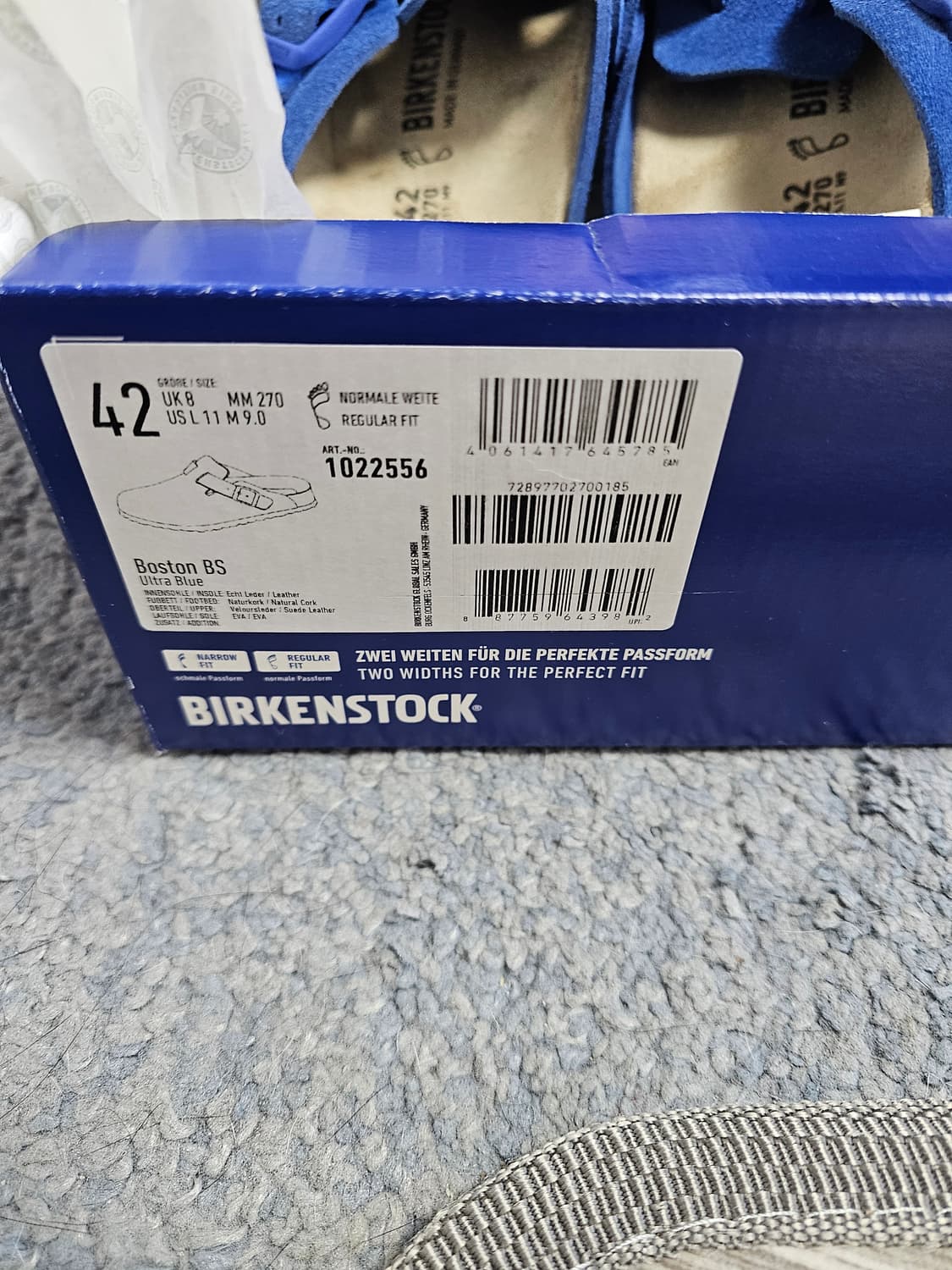 버켄스탁 보스턴 울트라블루 270 상품이미지4