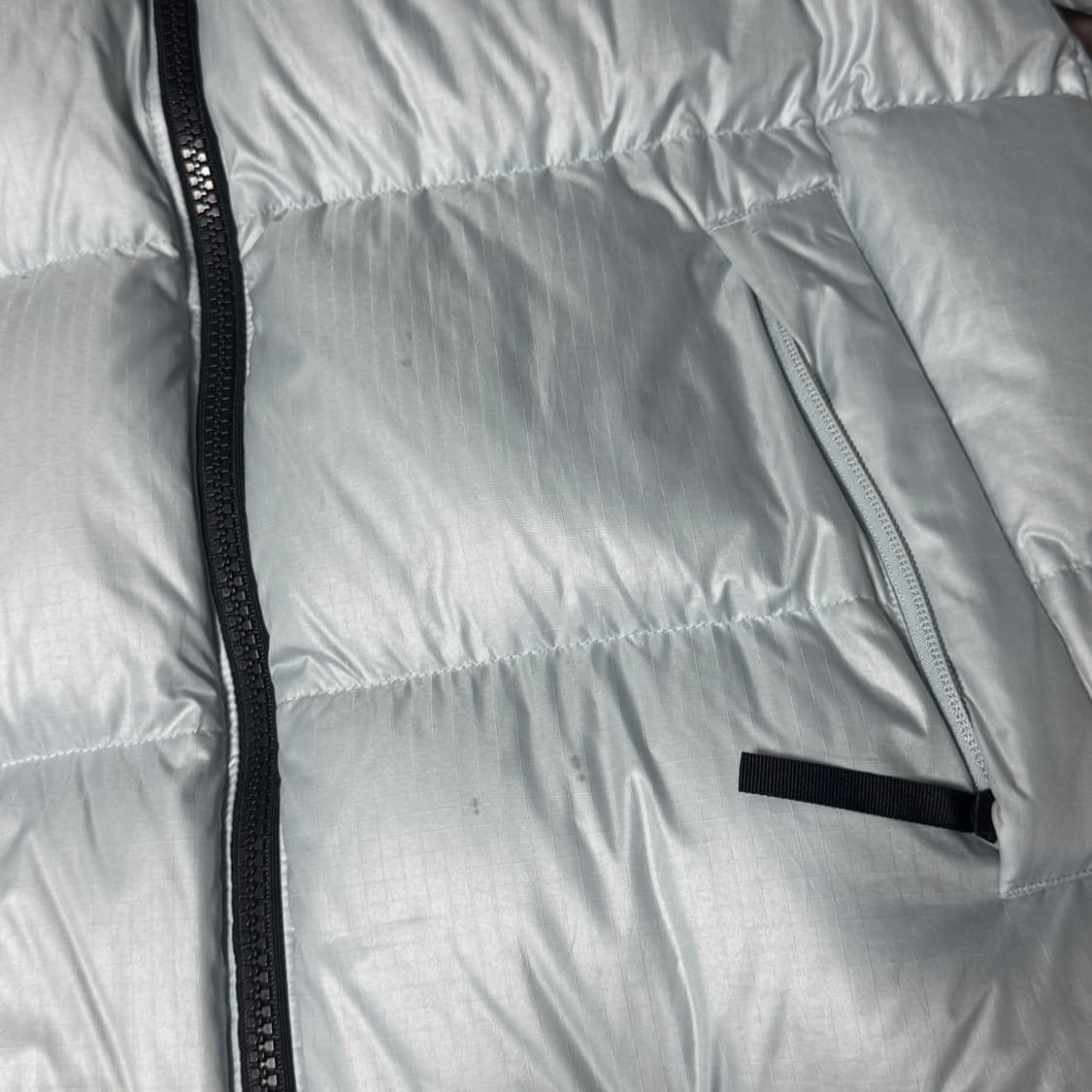 노스페이스 화이트러벨 노벨티 눕시 다운 자켓 스카이 블루 상품이미지6