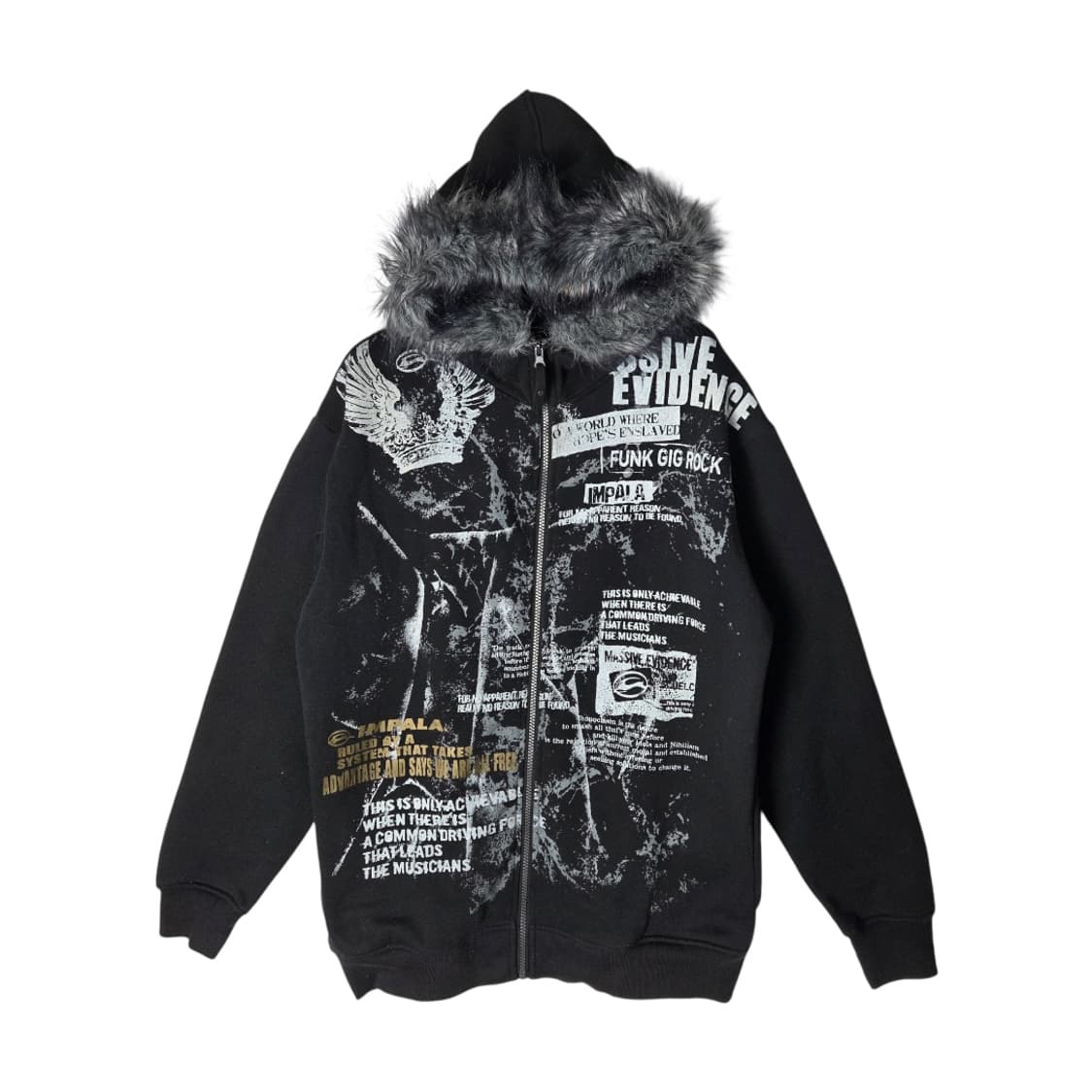 [IMPALA] 재팬 임팔라 펑크 그래픽 울프죠 후드집업 상품이미지1