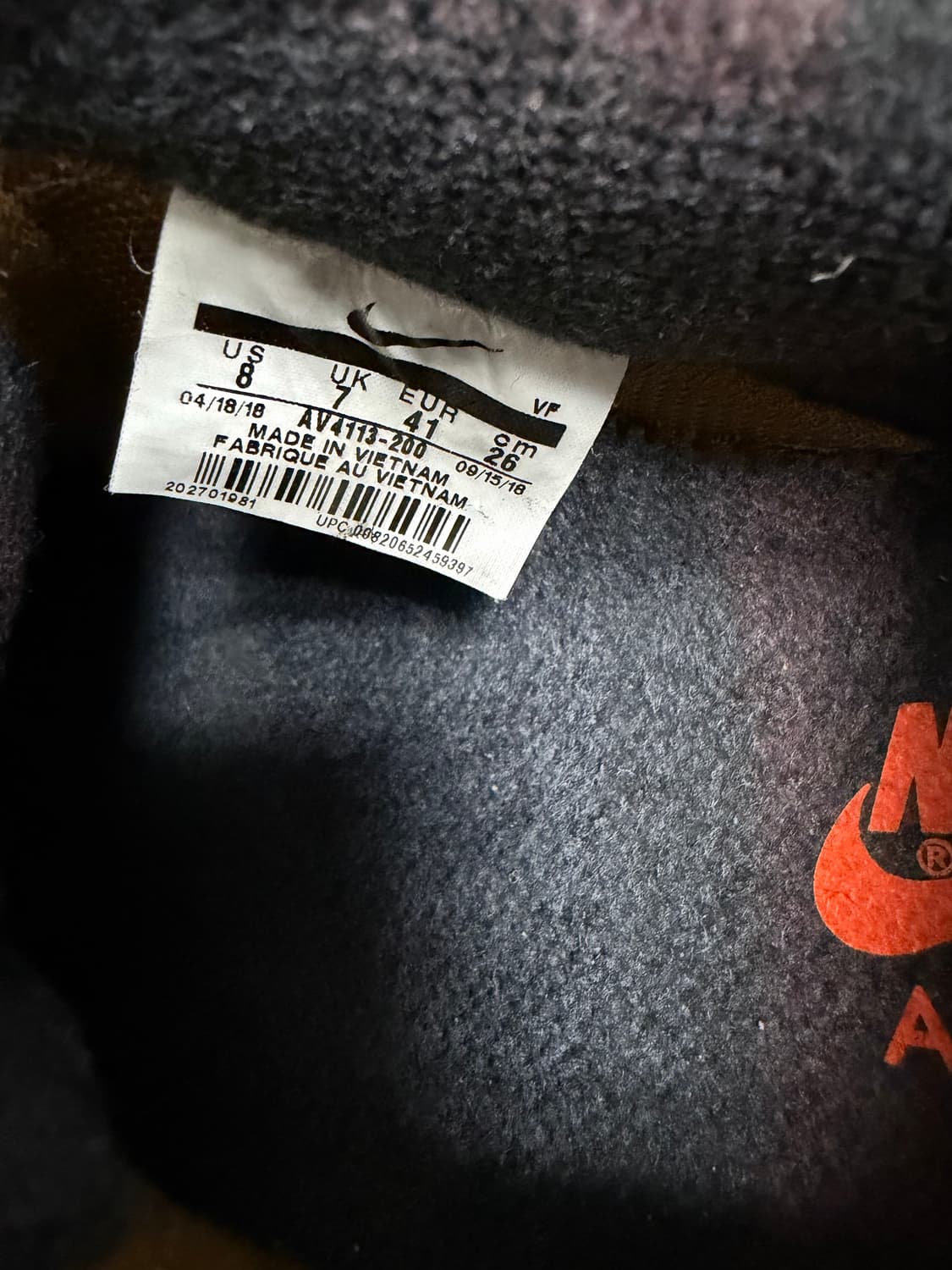 (260)나이키x칼하트 윕 WIP 에어포스 1 로우 (에일 브라운) 단품 상품이미지5