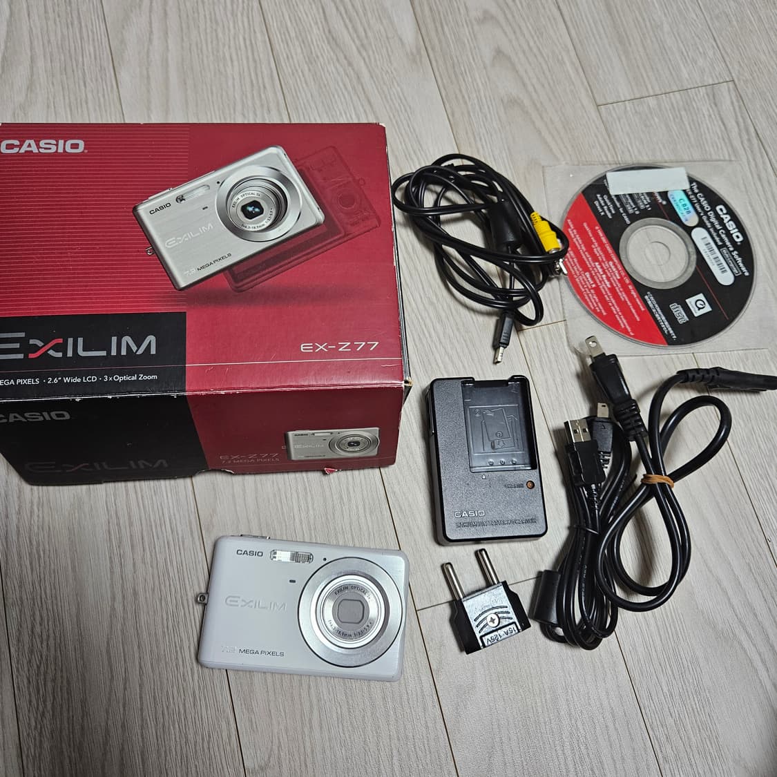 [부분 박스셋] 카시오 엑슬림 EX-Z77 화이트 디카 디지털카메라 상품이미지10