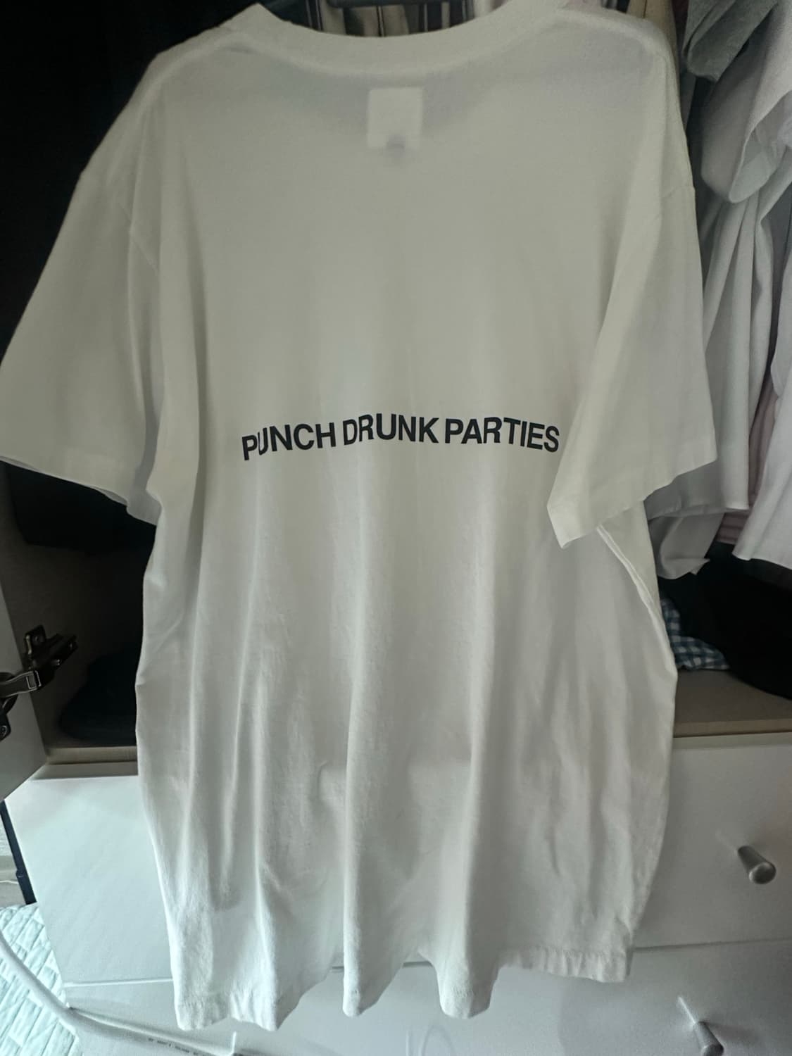 펀치드렁크파티즈 Circle Logo Narrow Tee (WHITE) 상품이미지5