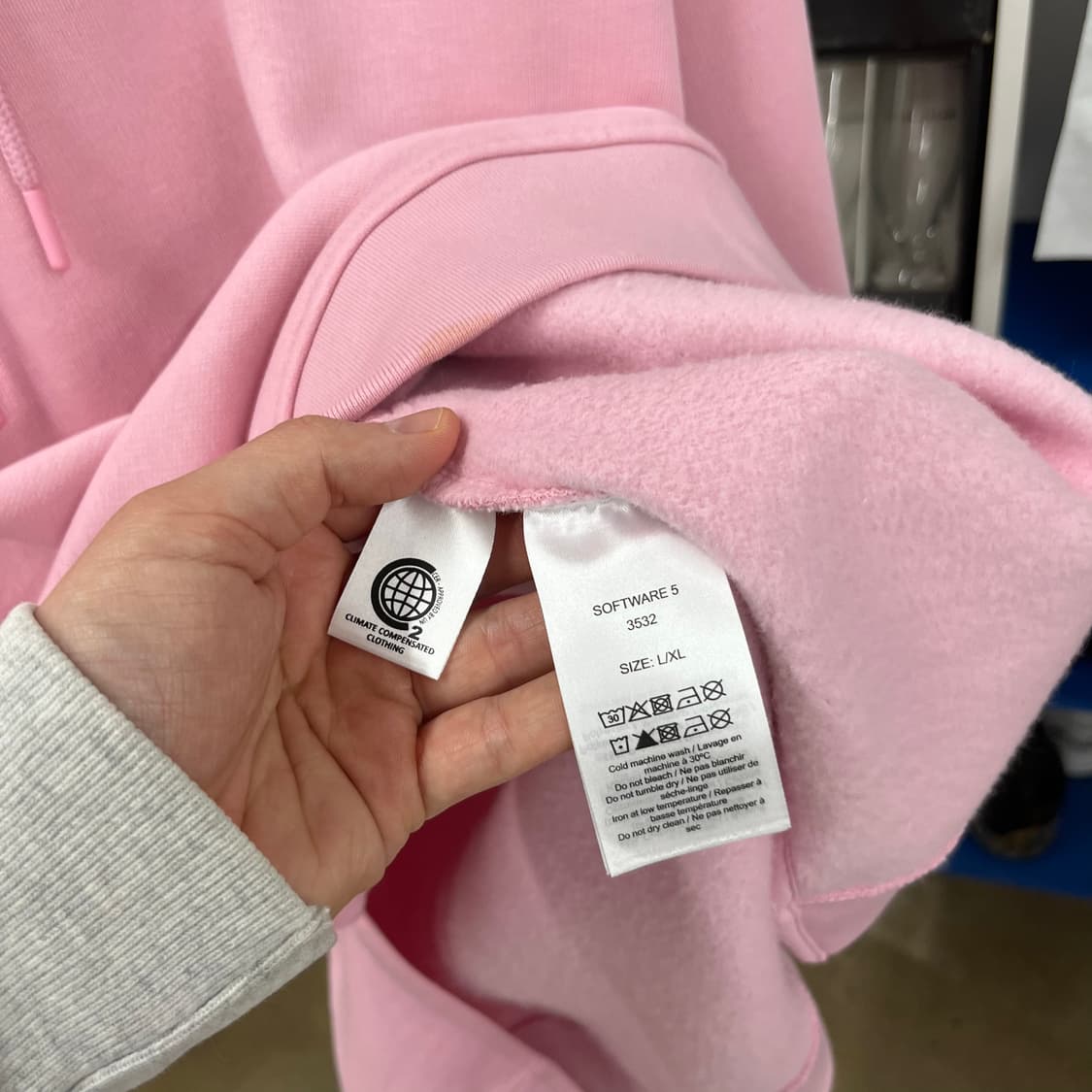 가니 스웻 후드 L/XL 상품이미지5