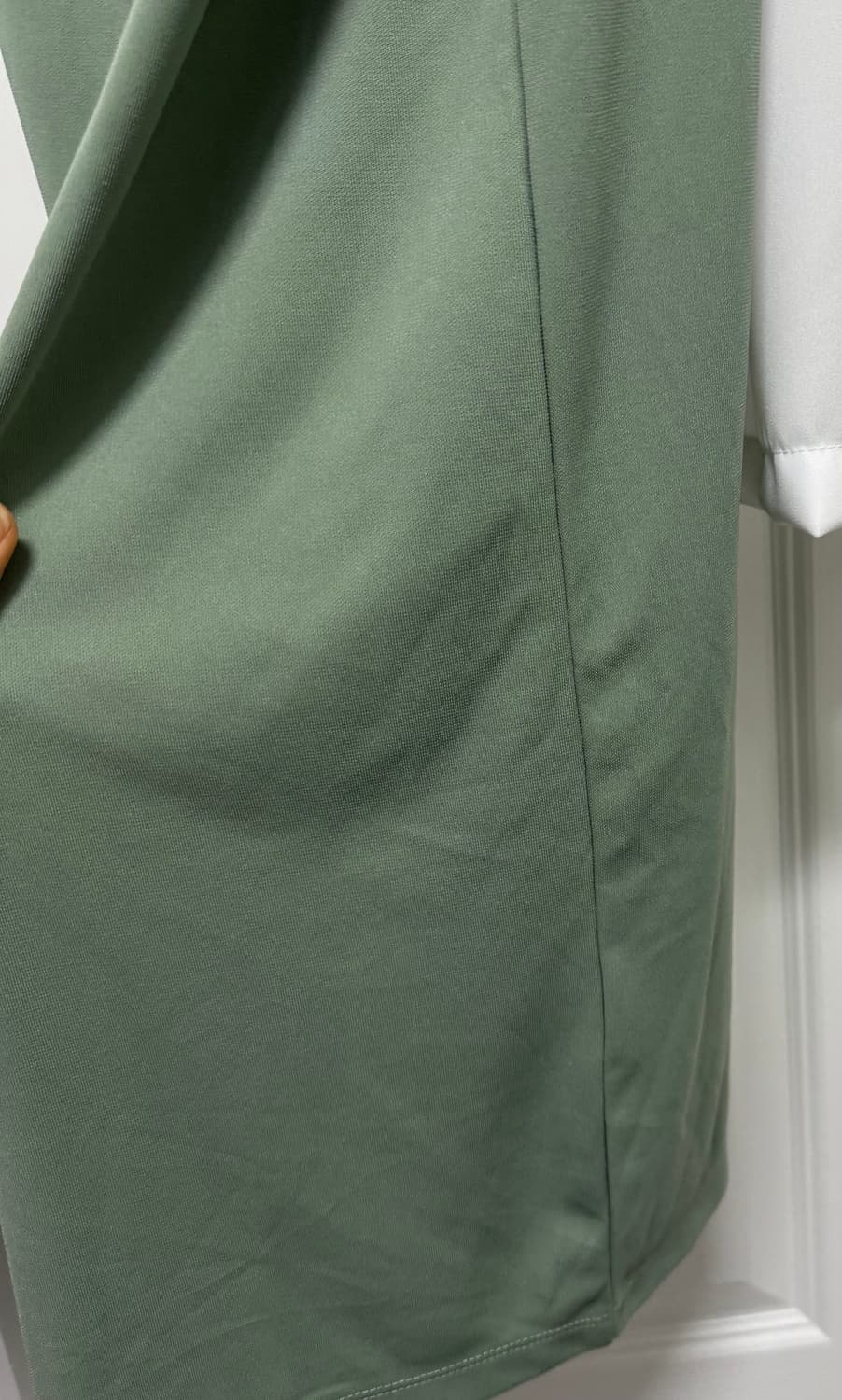 H&M 끈나시 롱 원피스 카키 슬릿 상품이미지7