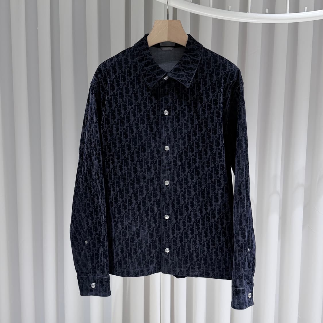 (A+/50) / 디올 오블리크 벨벳 카스리 데님 자켓 상품이미지1