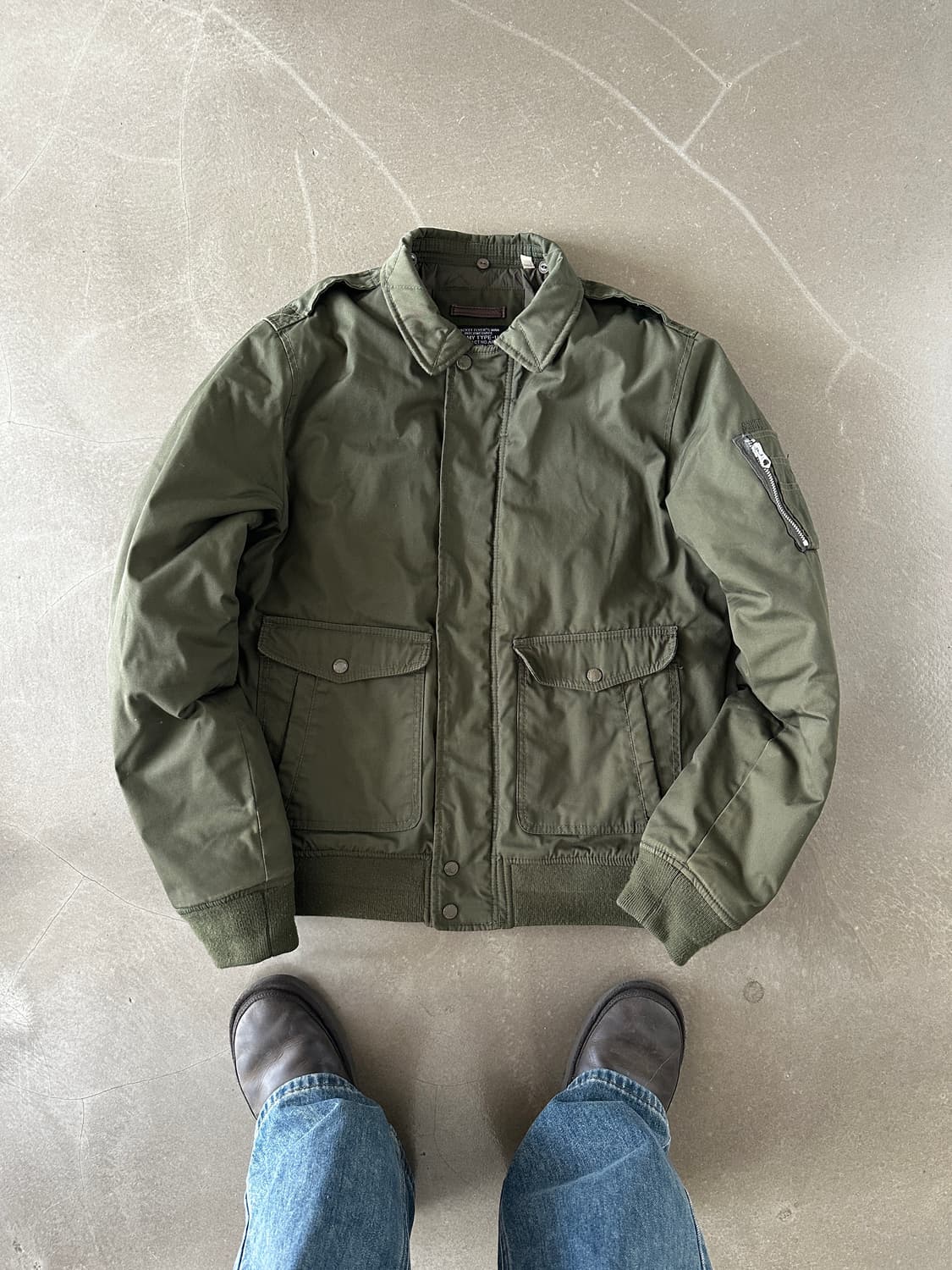 Schott 쇼트 nyc cwu 플라이트 자켓 상품이미지2