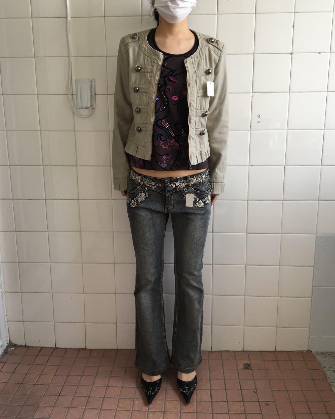 Double button point jacket 상품이미지5