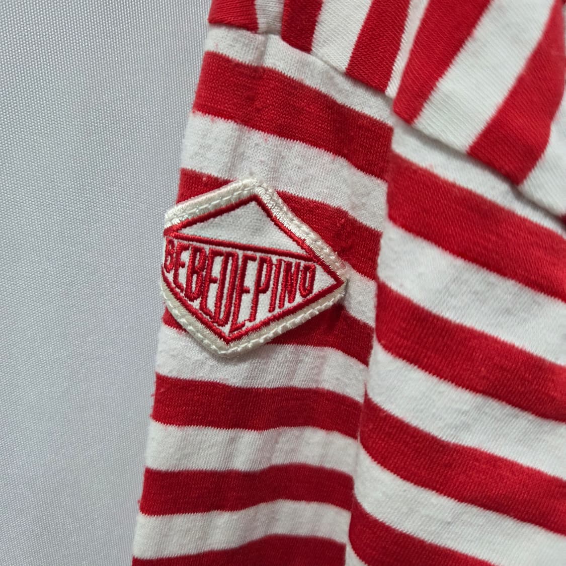 베베드피노 키즈 스트라이프 프린팅 7부 슬리브 130 상품이미지5