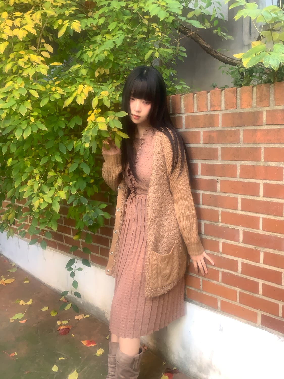 Pompom Soft Pocket Knit Cardigan 상품이미지7