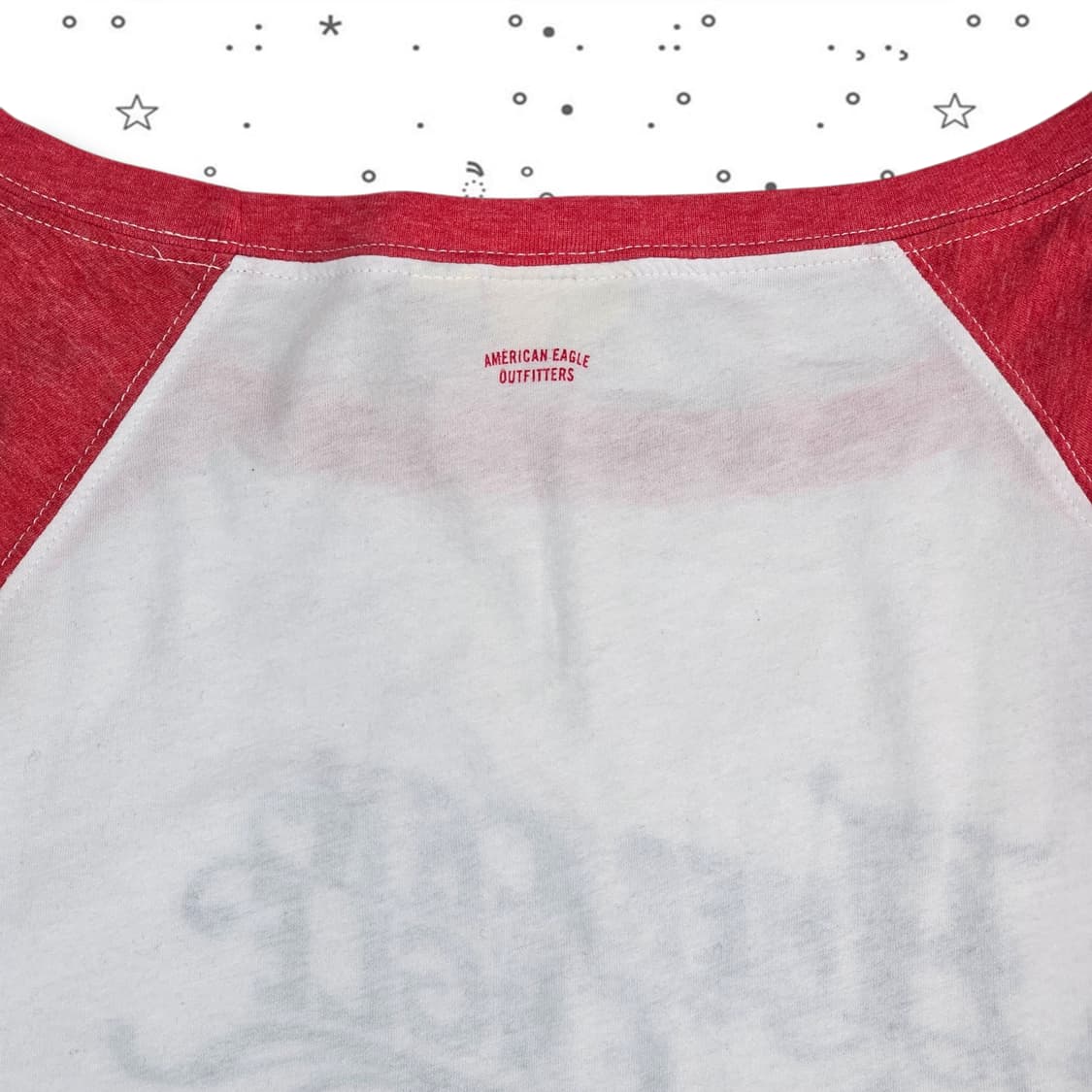 AMERICAN EAGLE 아메리칸 이글 보더 반팔 티셔츠 상품이미지7