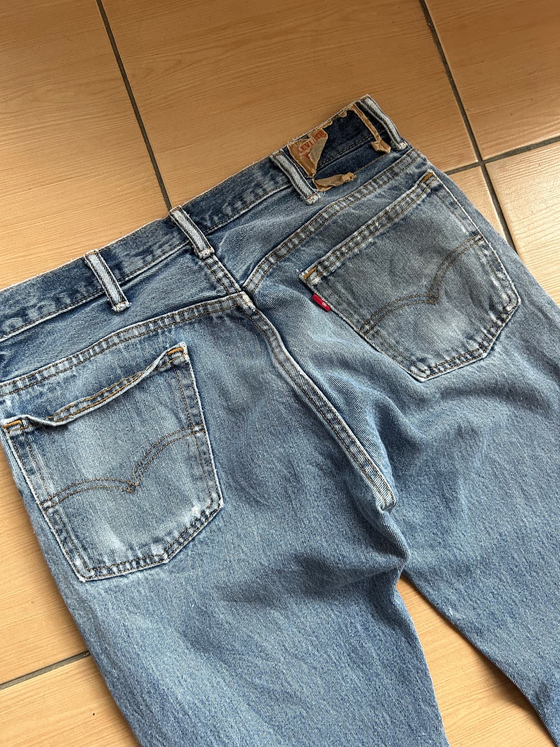 Vintage levi’s 517 repair jean 상품이미지6