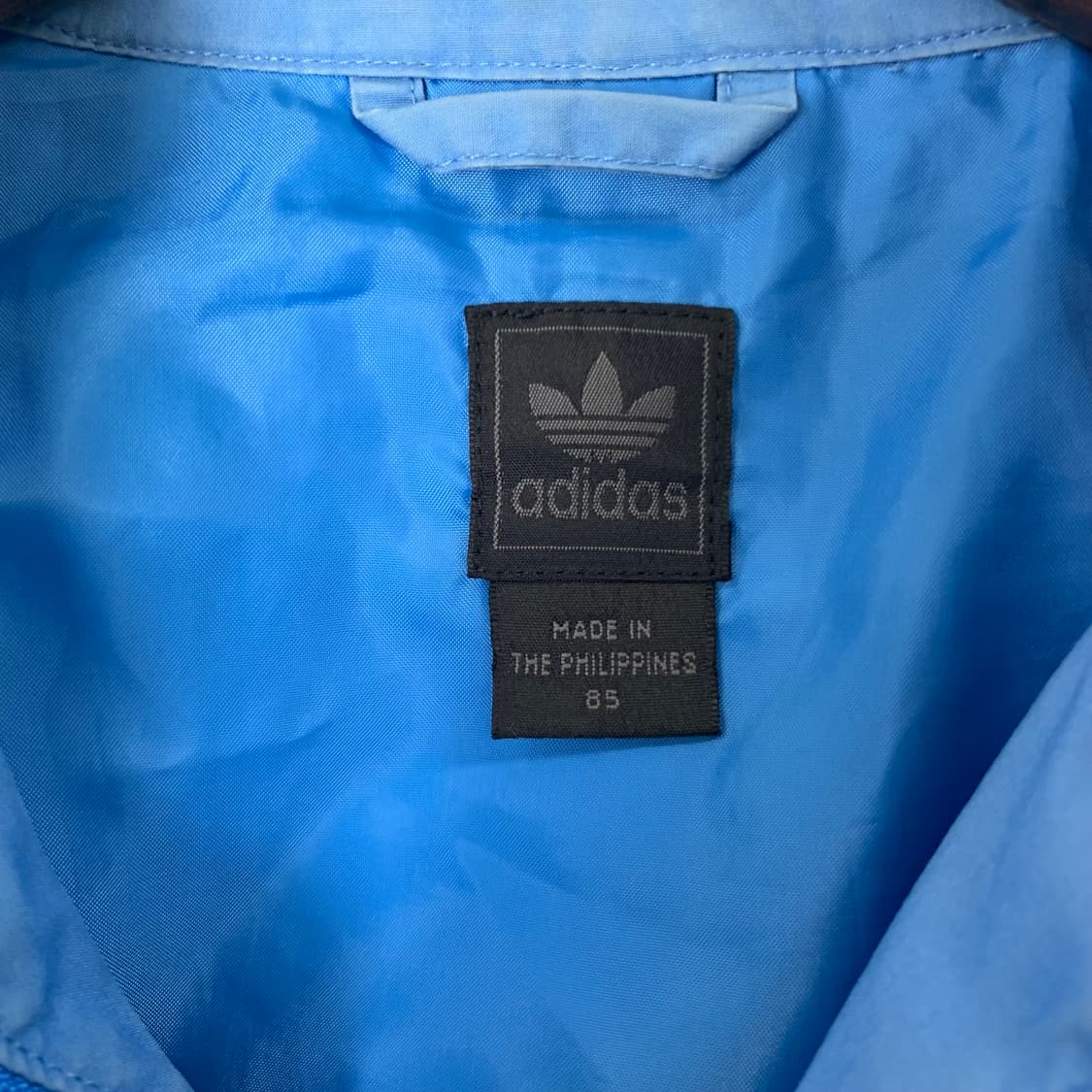 아디다스 일본버전 스카이블루 크롭 집업 자켓 상품이미지6