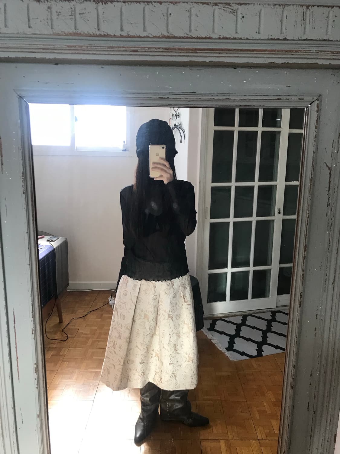 vintage pattern skirt 상품이미지7