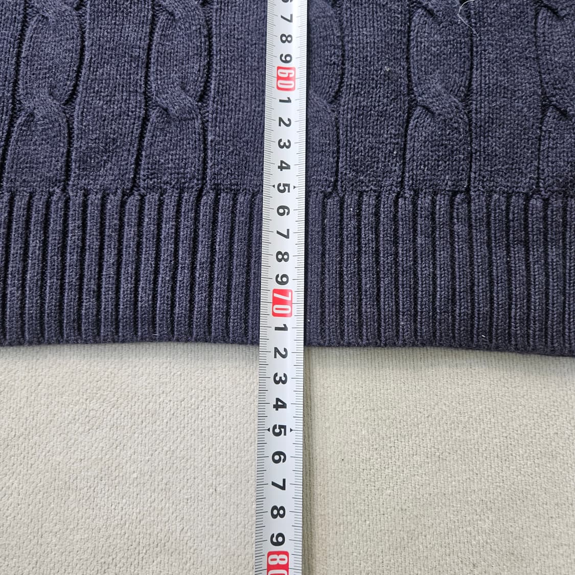 XL 타미힐피거 케이블 크루넥 니트 0327Y 상품이미지7