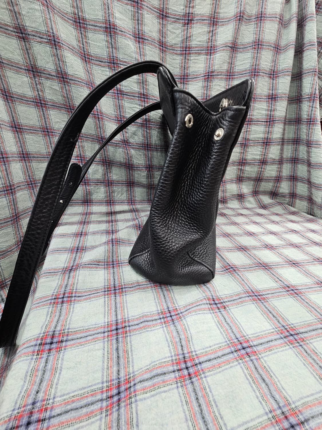 호재(HOZE) 블랙 가죽 숄더백  상품이미지8