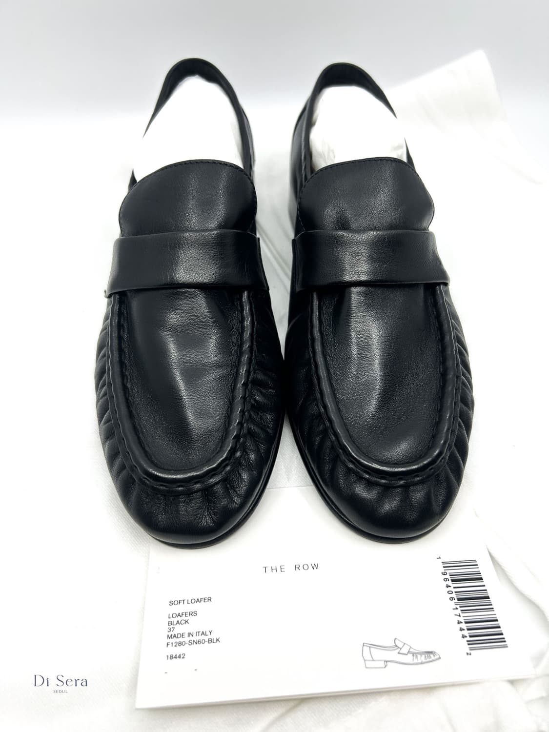 더로우 로퍼 소프트 블랙 EU37 F1280SN60 BLK 상품이미지5
