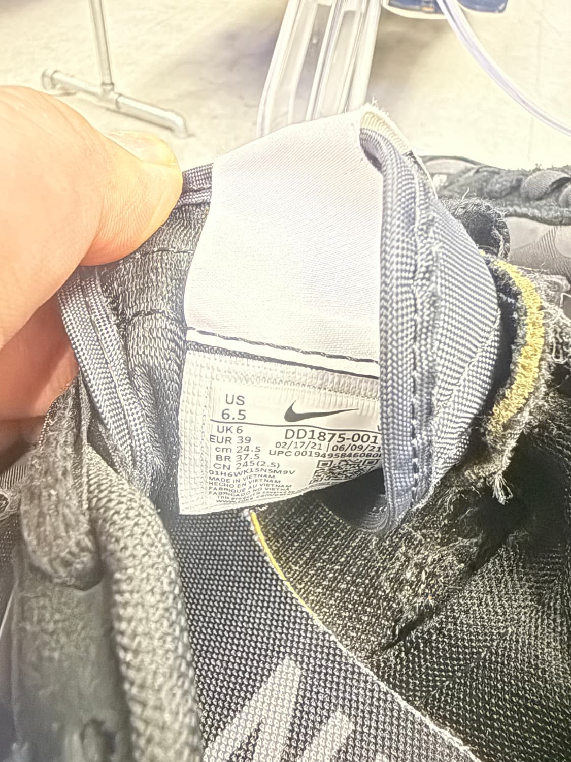 나이키 x 사카이 베이퍼 와플 블랙 245 상품이미지5