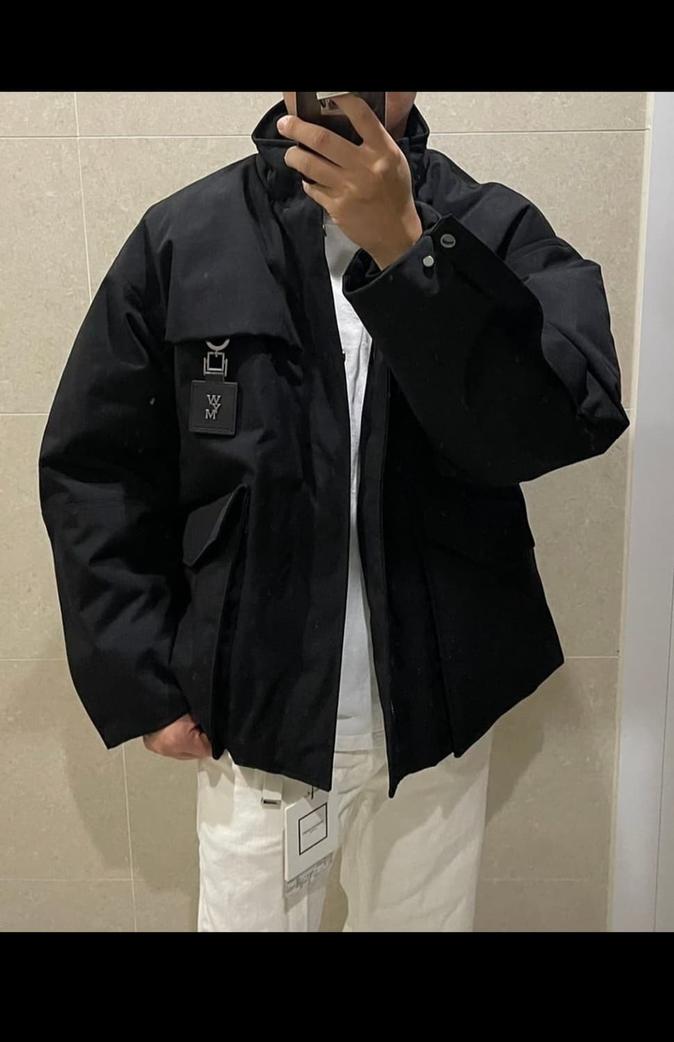 우영미 코듀라 패딩 48사이즈  상품이미지9