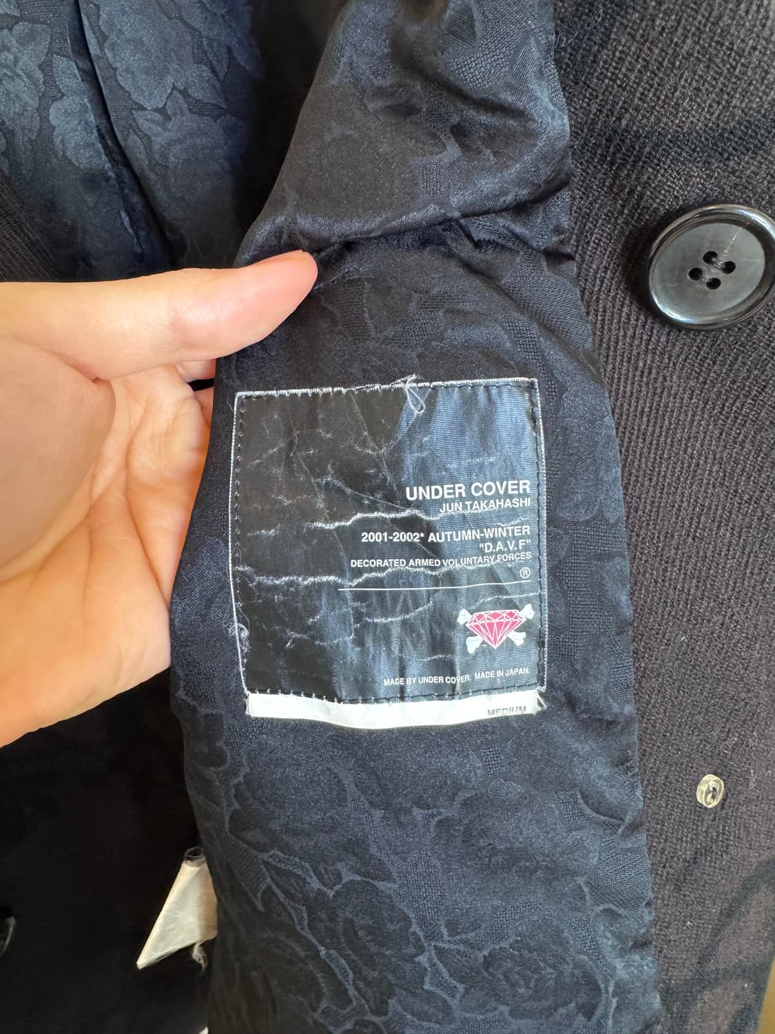 언더커버 01AW 코트 상품이미지5