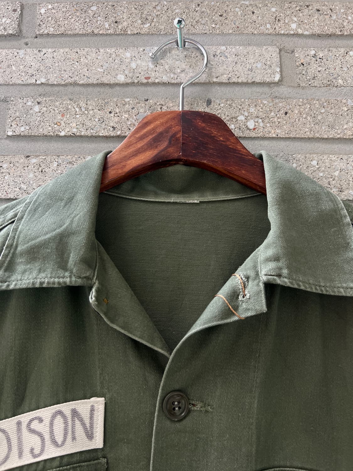 [L]60's 오리지널 U.S ARMY OG-107 밀리터리 셔츠 상품이미지2
