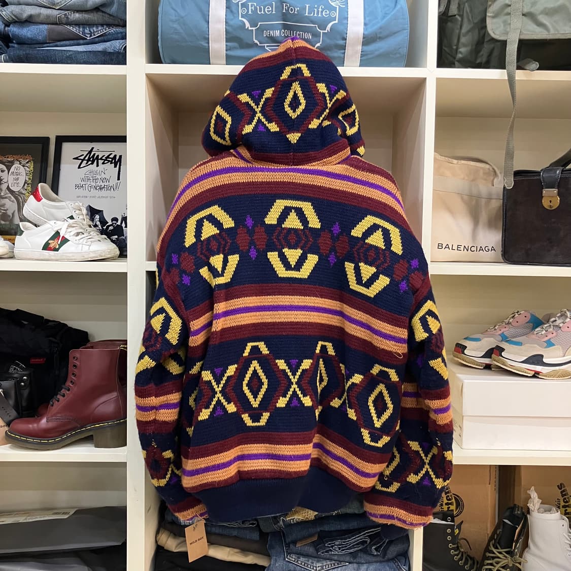 Mediterranean 코위찬 후드 니트 집업 F 상품이미지3