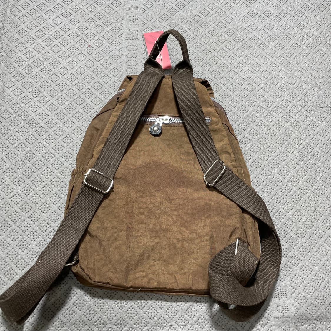 새상품)Escariar 브라운 나일론 백팩 상품이미지2