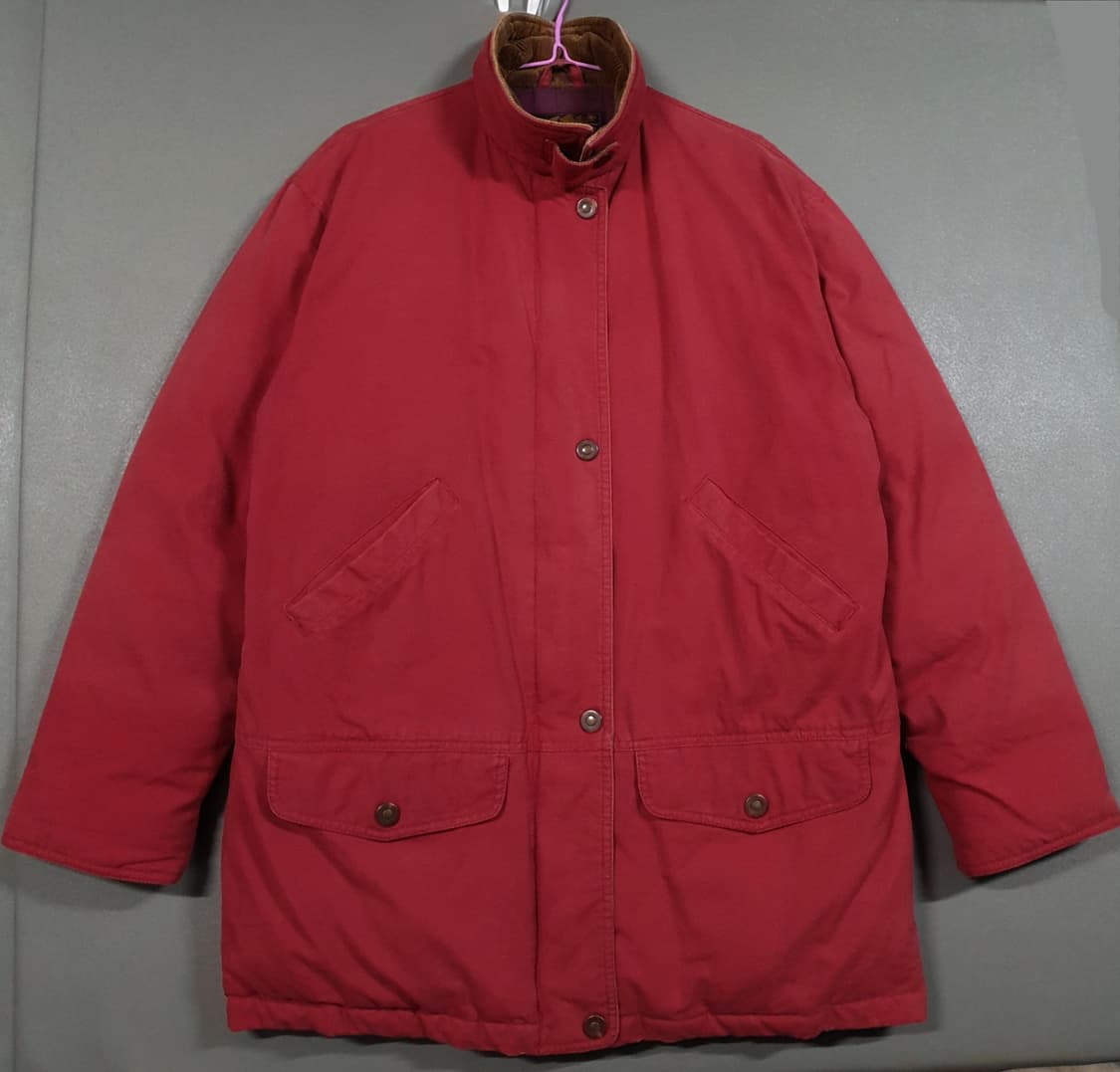 희귀 에디바우어 코듀로이 카라 카구스다운 초어 필드 워크 자켓 패딩 점퍼 상품이미지2