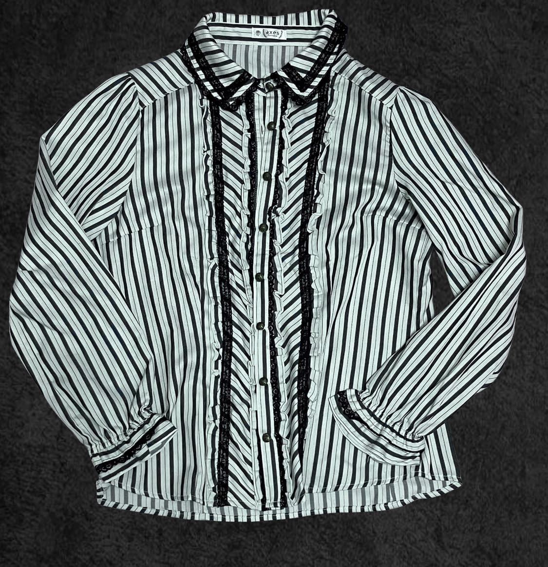 엑시즈팜 베스트+블라우스 세트 상품이미지6