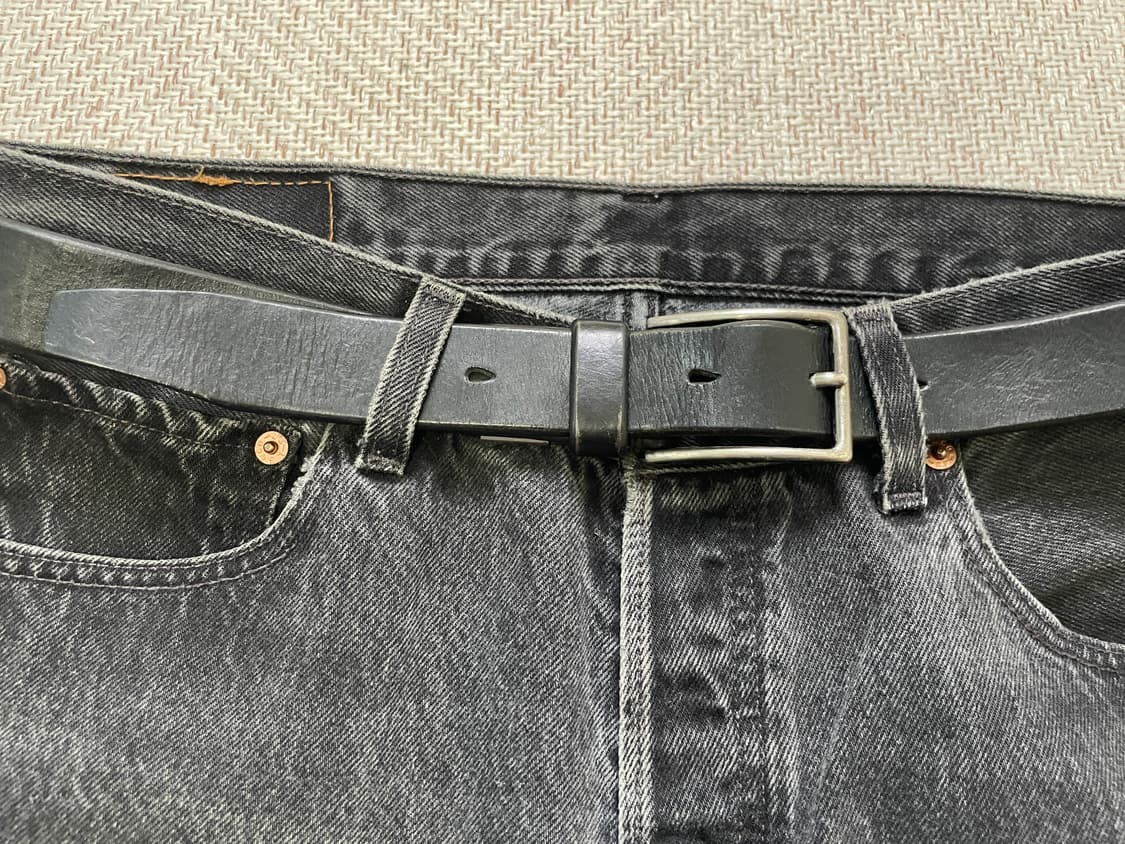 빈티지 genune leather 버클 레더벨트  상품이미지2