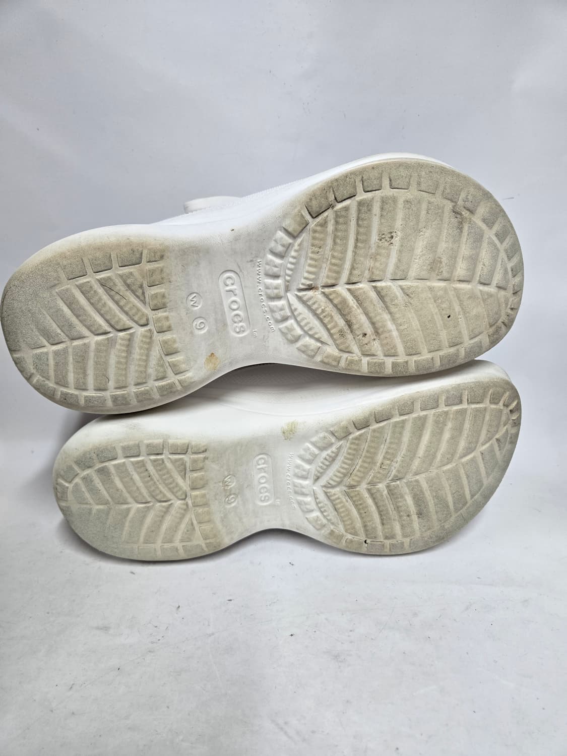 크록스 흰색 샌들 W9 곰돌이 지비츠 255~260 상품이미지6