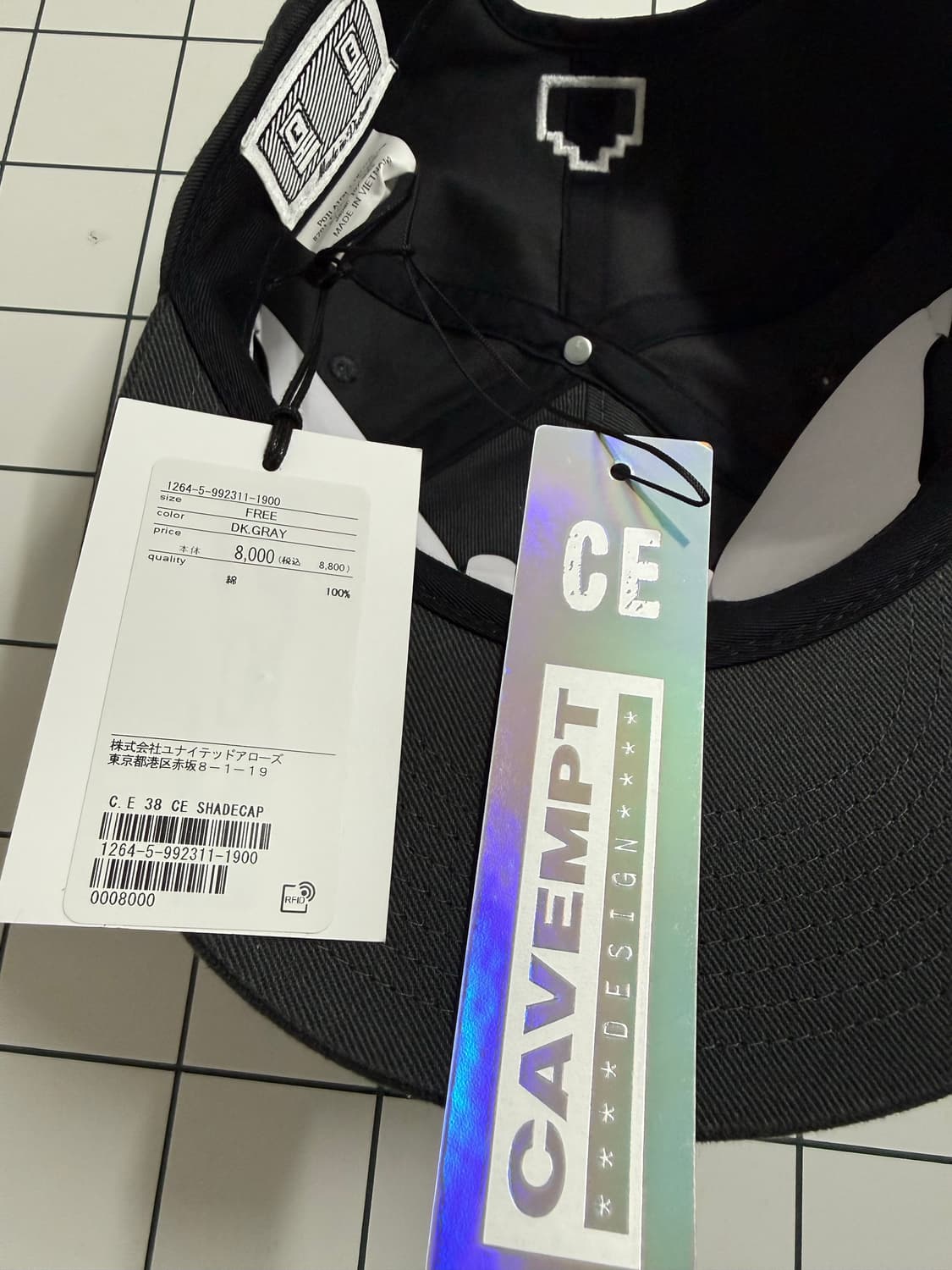 CAV EMPT 캡 모자 다크 그레이 새상품 상품이미지5