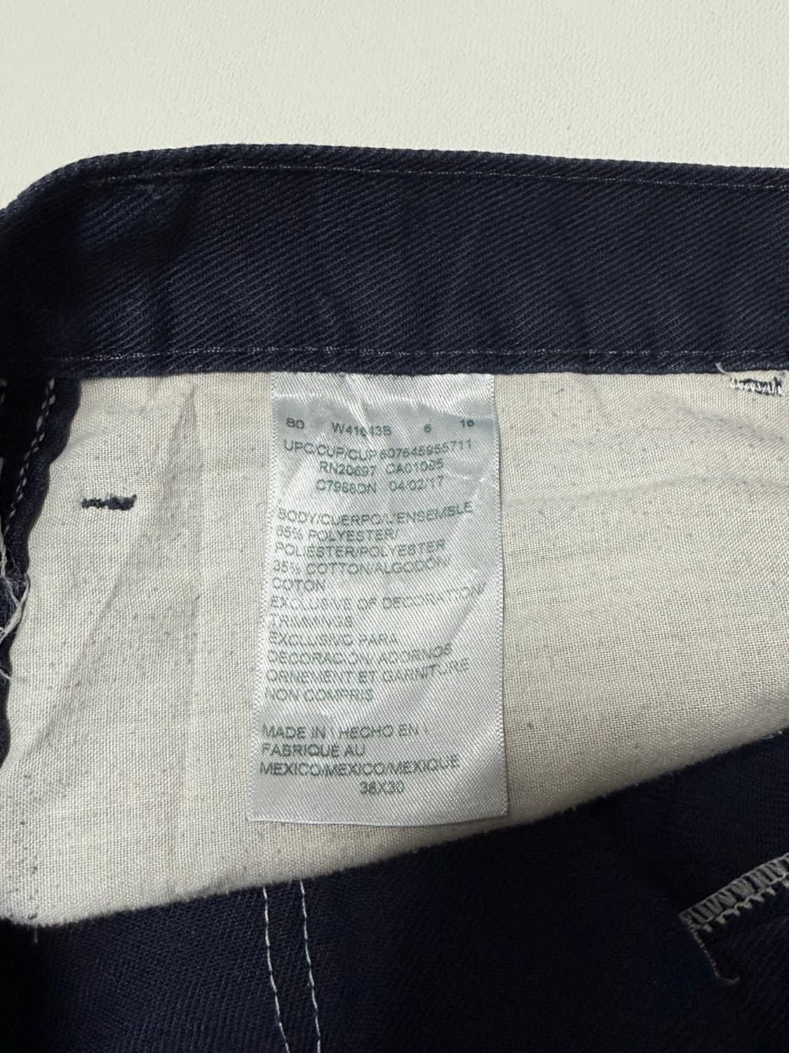 디키즈 워크팬츠 다크네이비 38x30 상품이미지4