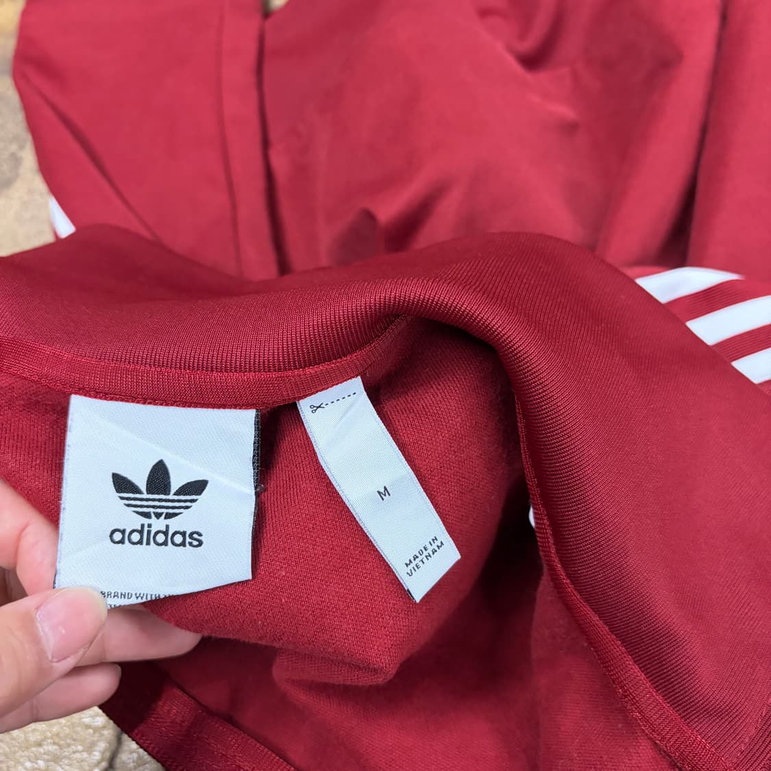 아디다스 버건디 베켄바우어 져지 트랙탑 상품이미지5