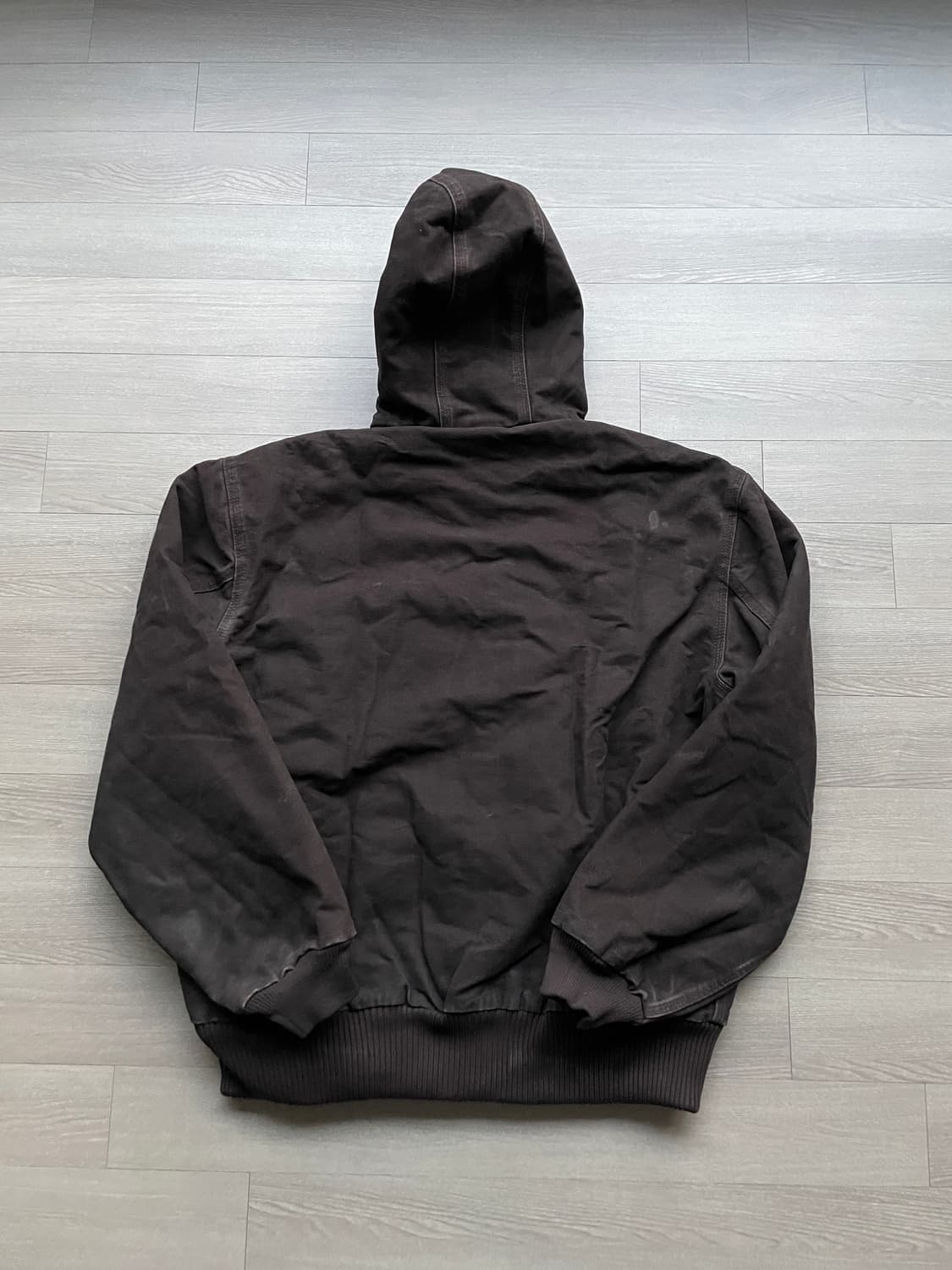 칼하트 j130 DKB 다크 브라운 액티브 자켓 샌드스톤 상품이미지2