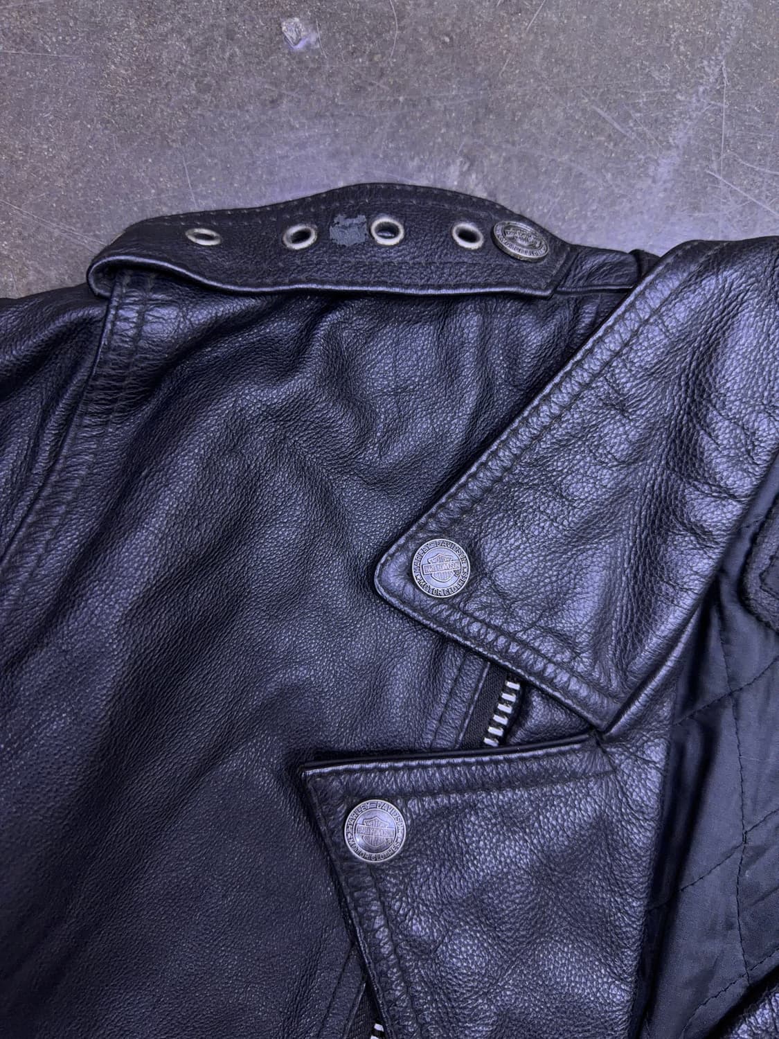 카프리치오 소가죽 바이크 레더 벨티드 라이더자켓 XL 상품이미지4