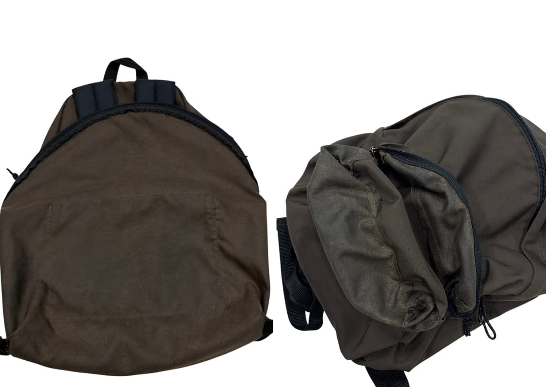 이스트팩 빈티지 카키브라운 포켓 백팩 가방 상품이미지8