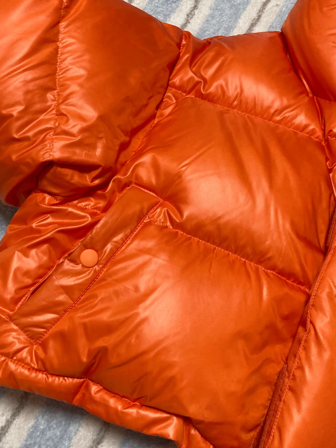 Leey Embroidered Crop Puffer Jacket 상품이미지10