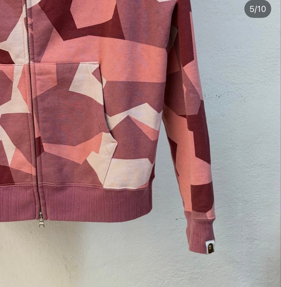 베이프 딸기우유 샤크 후드 상품이미지5