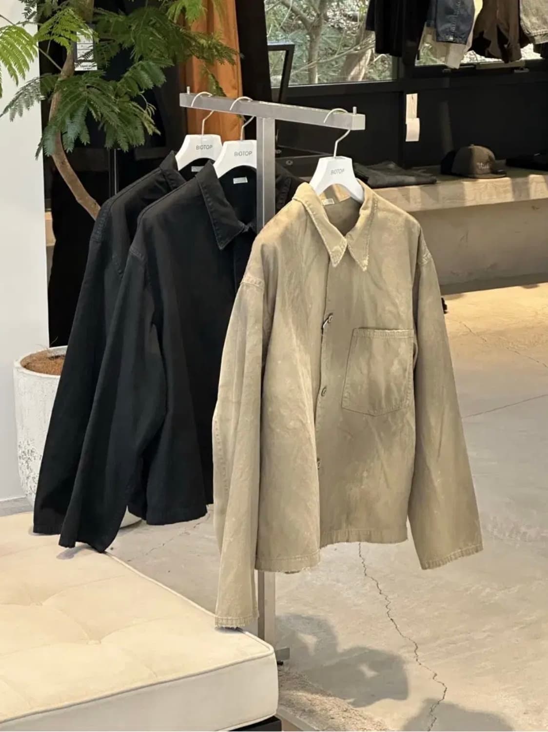 아프레쎄 비오탑 별주 빈티지 치노자켓 베이지 2사이즈 상품이미지1