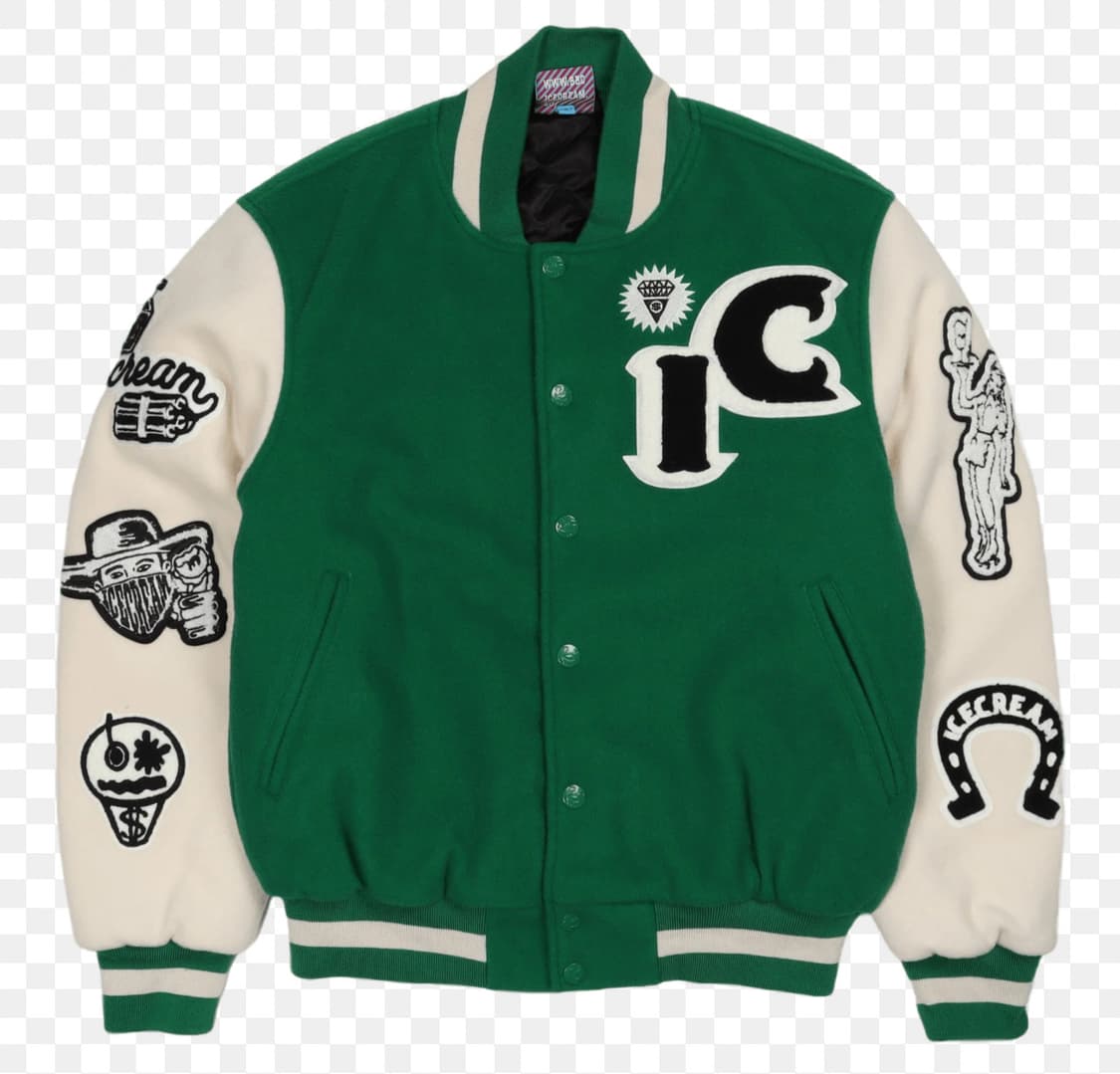 아이스크림 바시티 자켓 상품이미지1