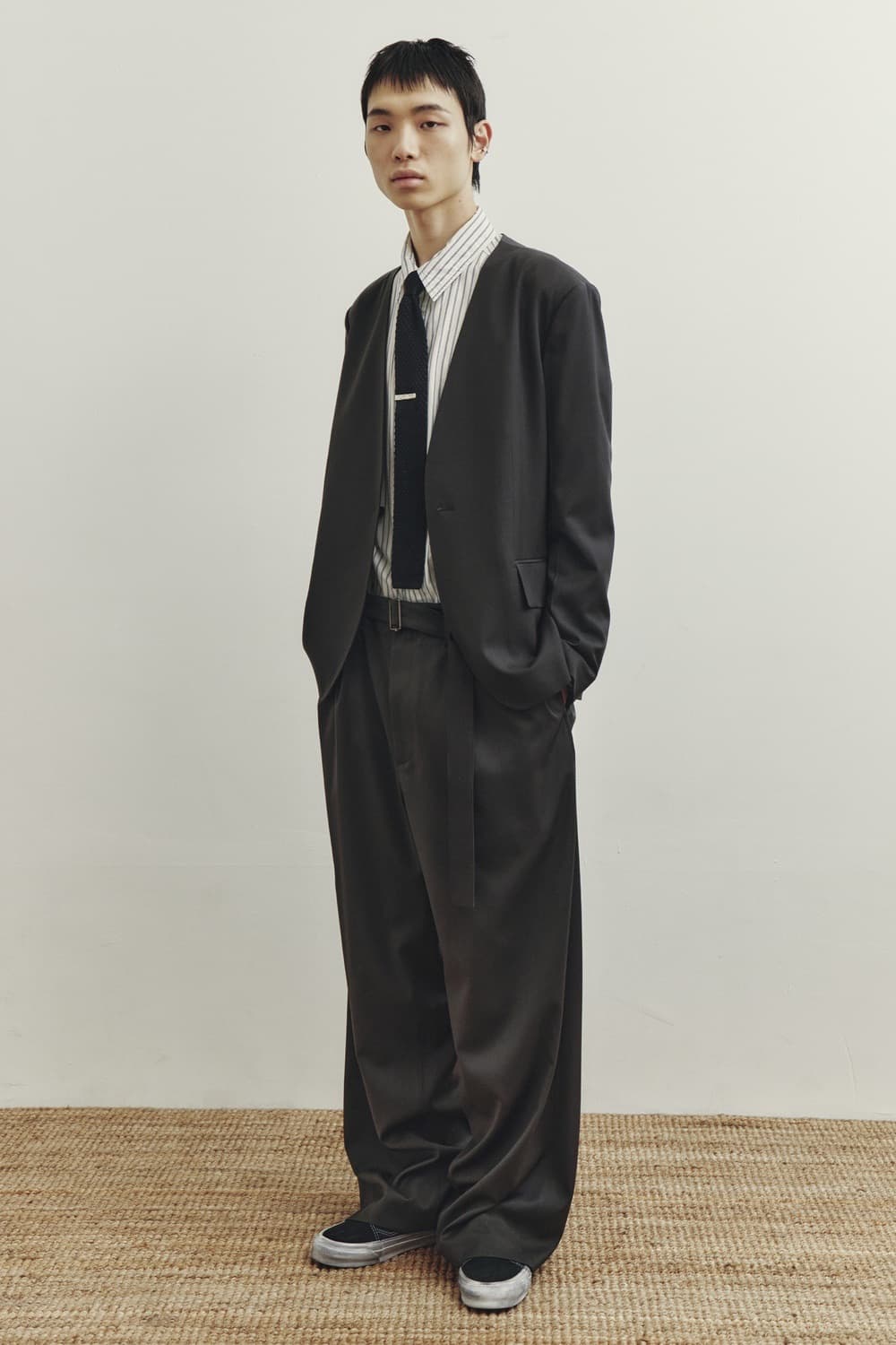 유스 카라리스 자켓 차콜그레이 m 상품이미지3