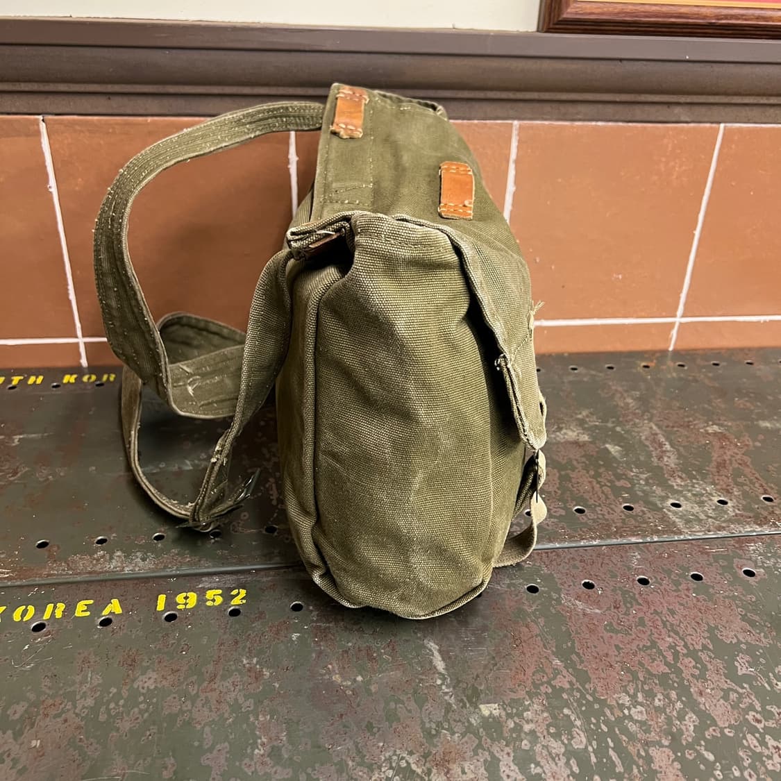 Vintage Military Canvas Field Cross Bag 상품이미지3