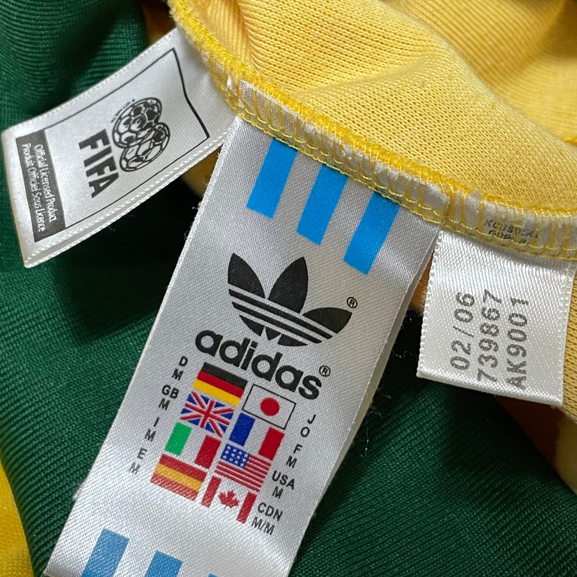 [M] 아디다스 00s 브라질 트랙탑 져지 옐로우 상품이미지3