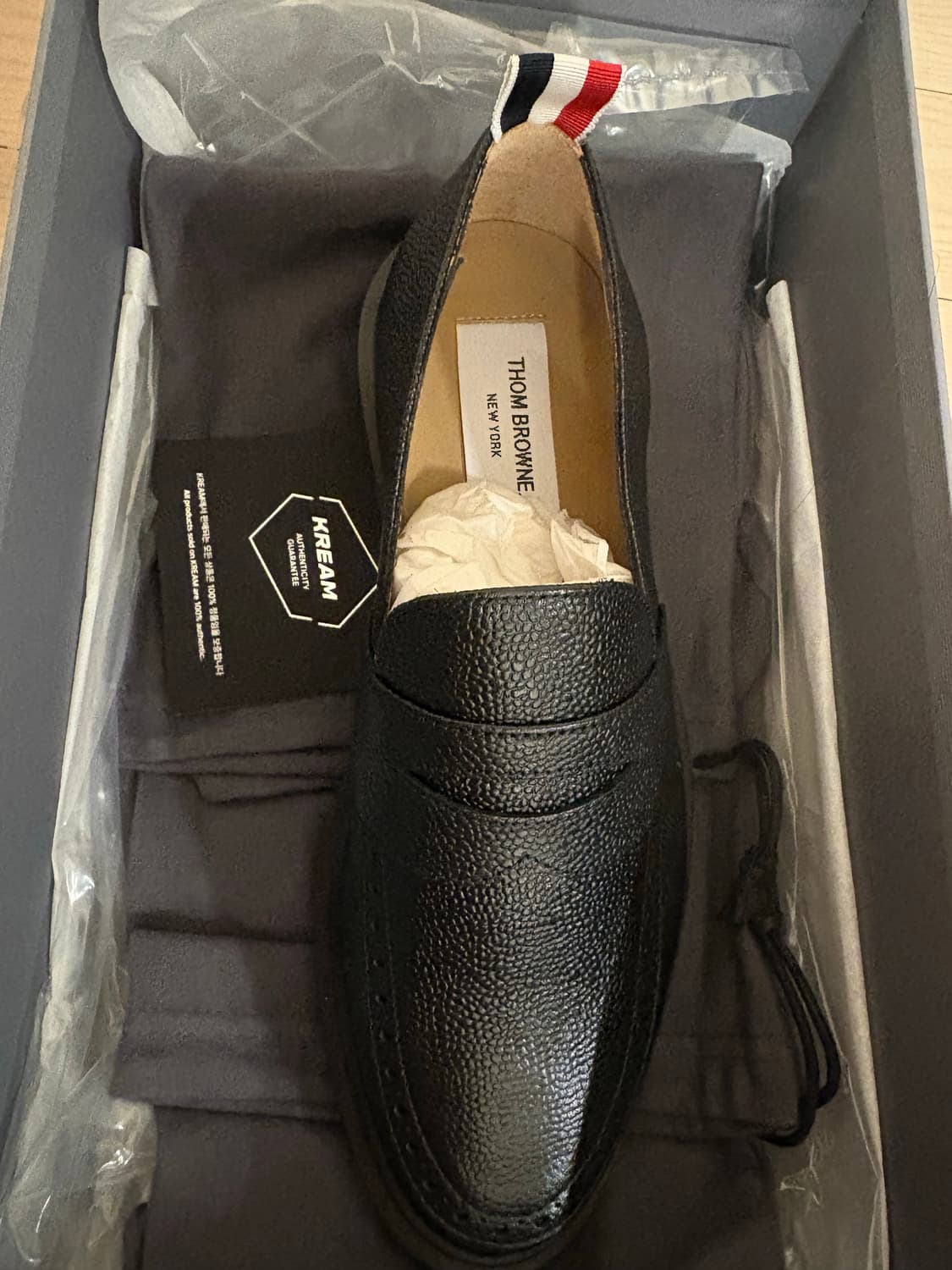 새상품)톰브라운 그레인 레더 페니 로퍼 블랙 us7(240) 상품이미지6