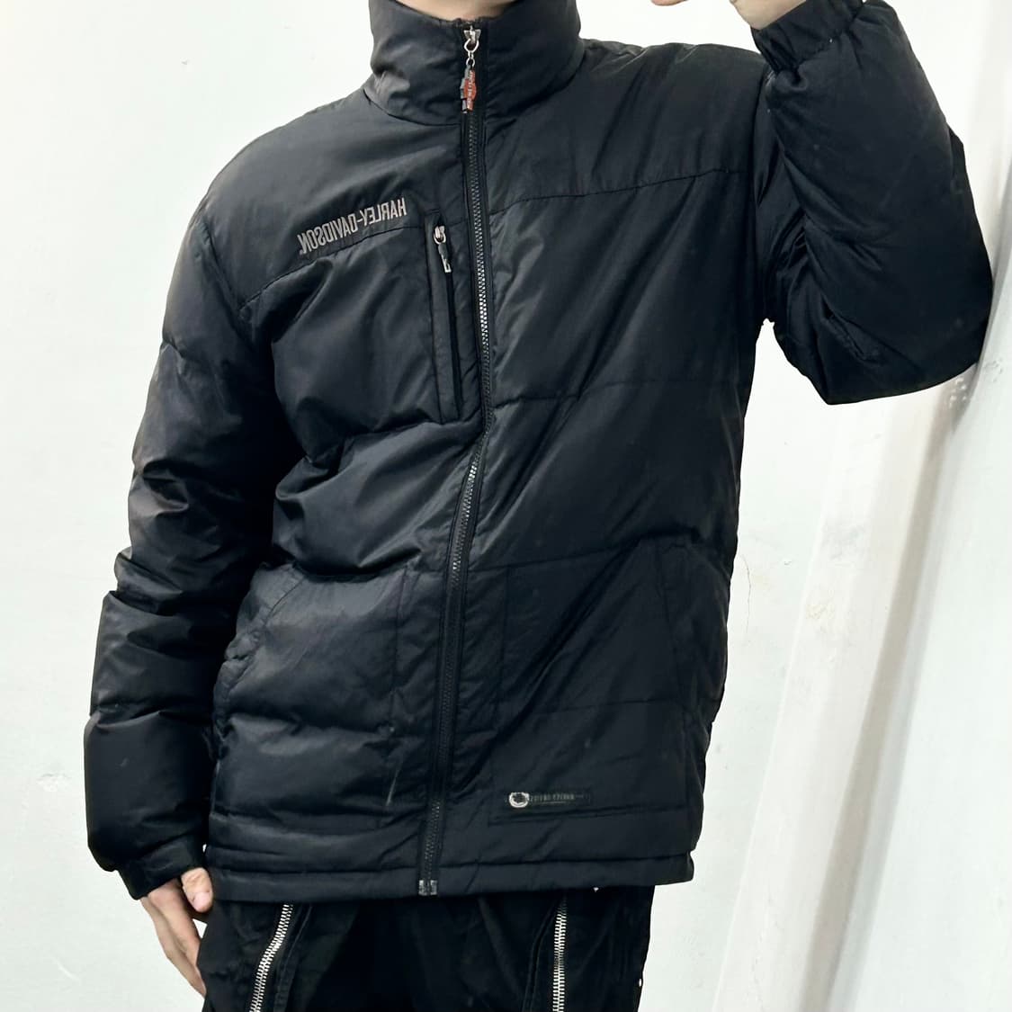 할리데이비슨 구스다운 나일론 푸퍼 패딩 상품이미지1