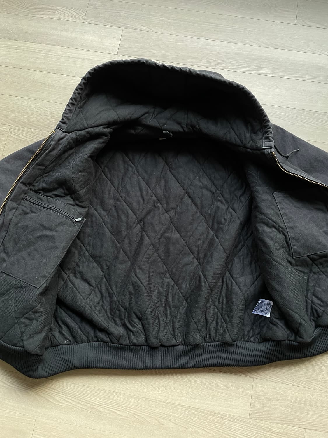 칼하트 j130 BLK 블랙 액티브 자켓 샌드스톤 carhartt 상품이미지6