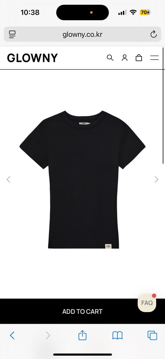 (새상품)글로니 지 클래식 핏티드 티셔츠 상품이미지1